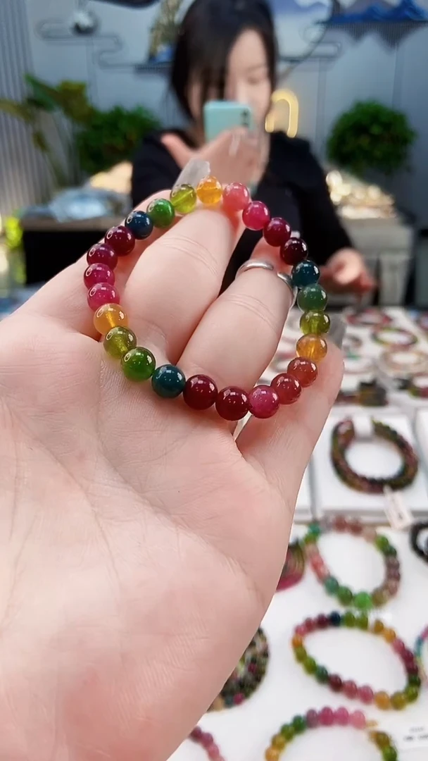 【闪购商品】碧玺手链未镶嵌G2472单圈颜色微差发1