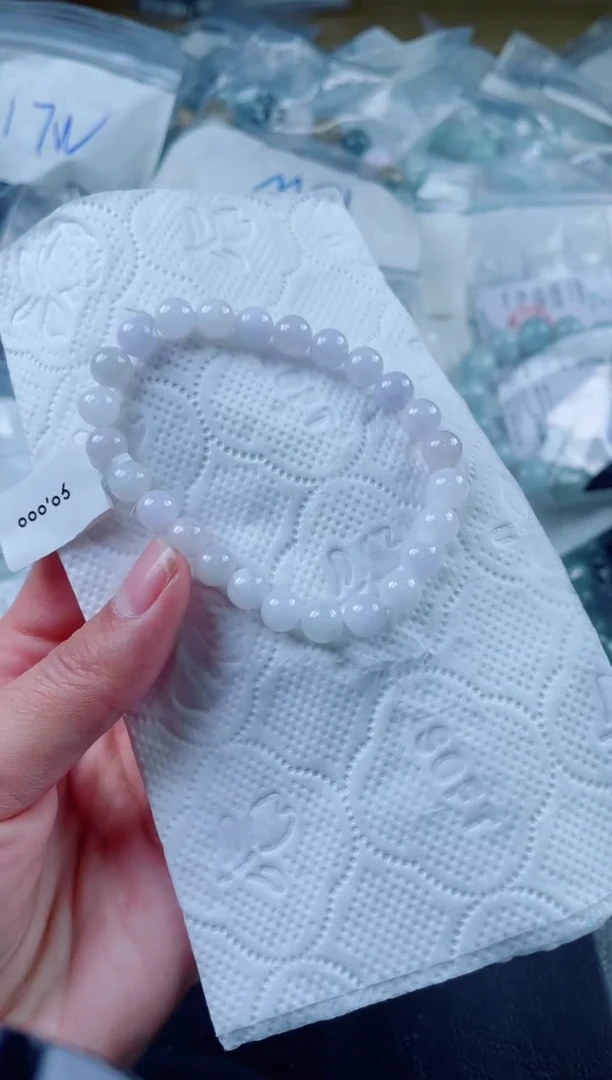 未镶嵌手链翡翠珠串