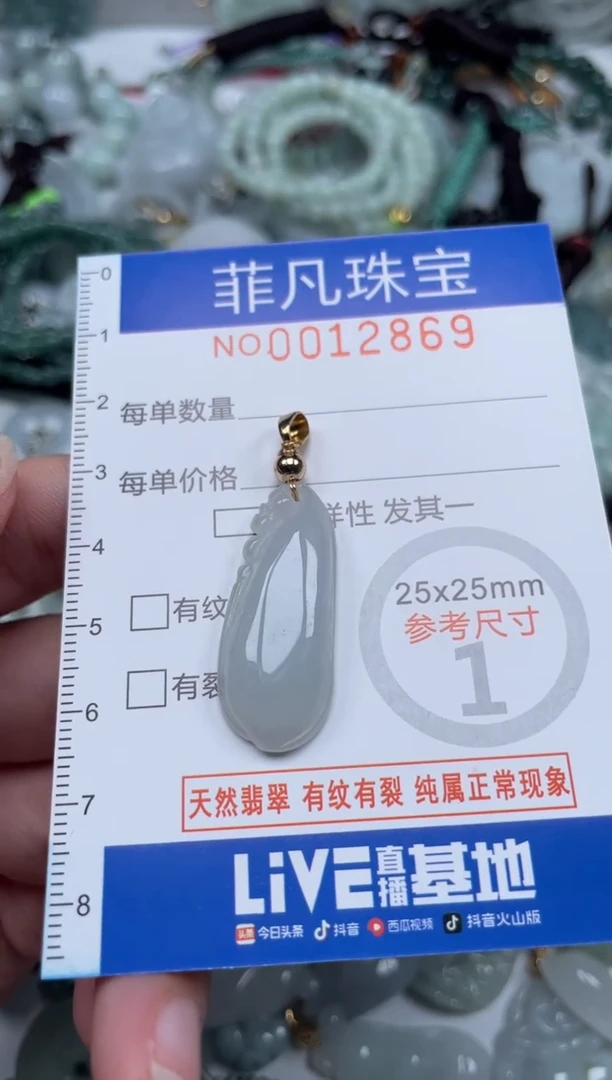 颈饰未镶嵌翡翠12869