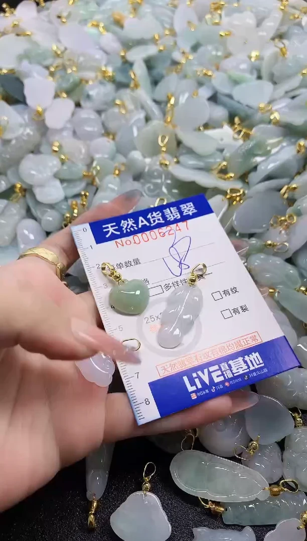 颈饰未镶嵌翡翠天然A货翡翠