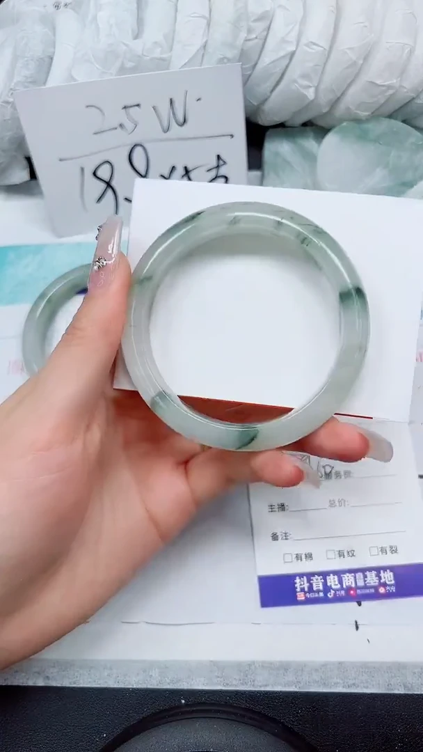 【闪购商品】石英质玉手镯未镶嵌A324-59`60`