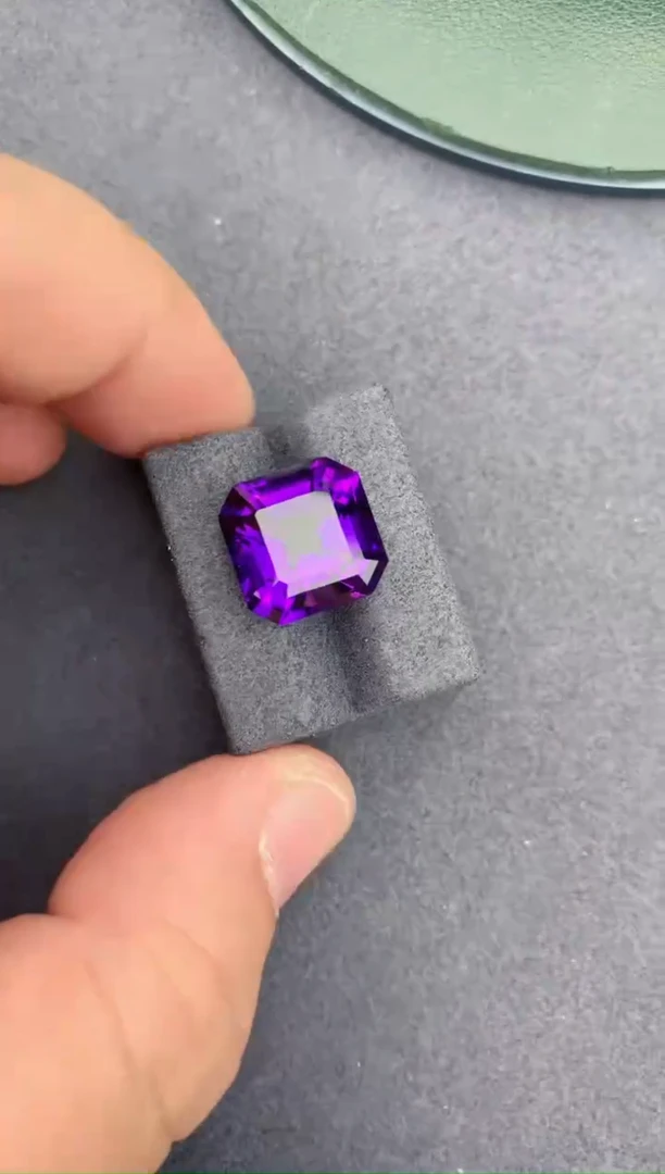 未镶嵌珠宝半成品紫晶6ct 紫水晶
