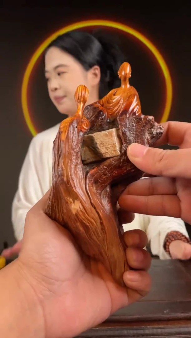 柏木（崖柏）手工摆件,先抢先得! 编号:271