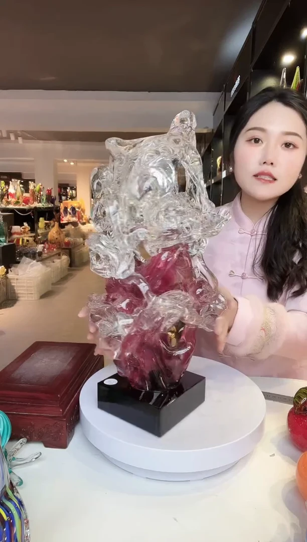 【闪购商品】茶盏琉璃摆件家居摆件