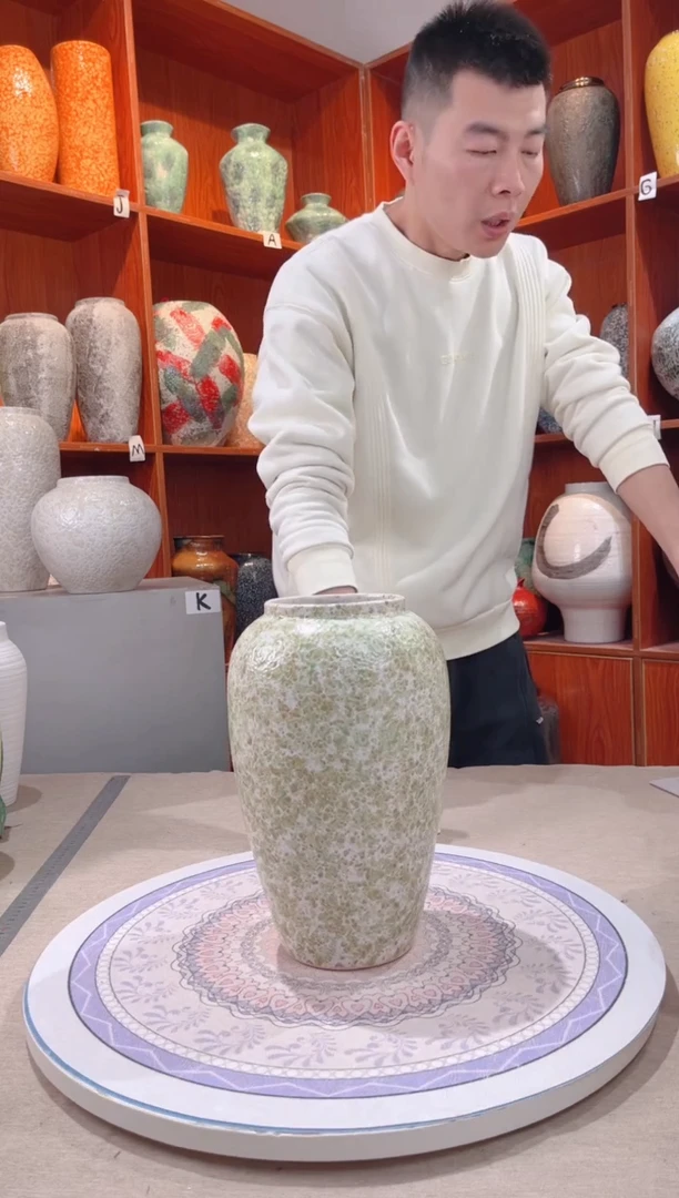 【闪购商品】瓶 陶瓷花瓶 无花 春意盎然 中号
