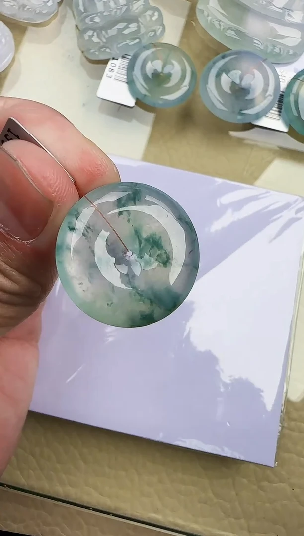 颈饰未镶嵌翡翠缅甸翡翠a货
