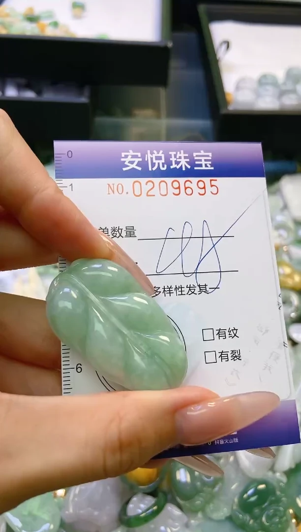 翡翠未镶嵌颈饰闪购0209695