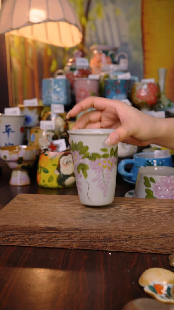 摆件泥垚手作 景德镇手工手绘器物
