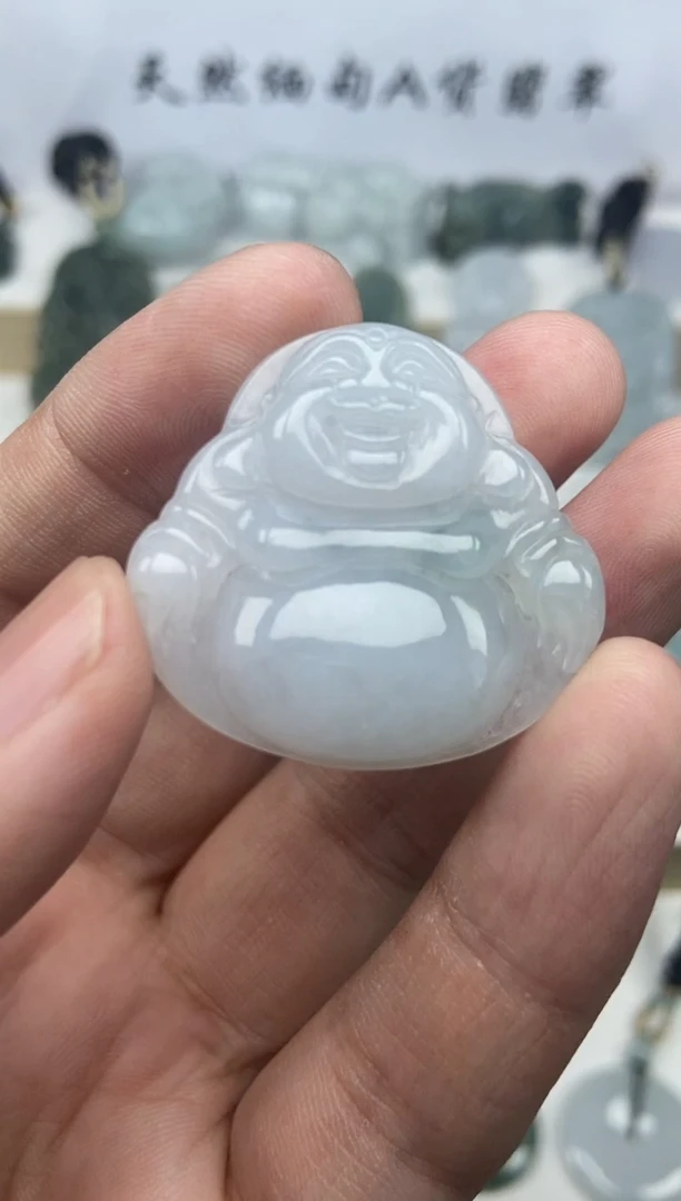 颈饰未镶嵌翡翠佛公