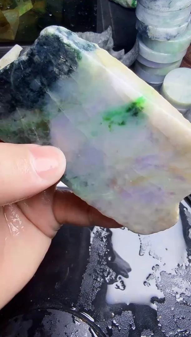 未镶嵌挂件翡翠天然翡翠186