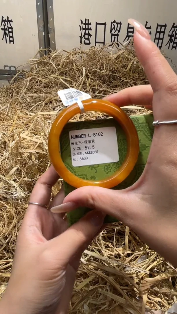 未镶嵌手镯石英质玉L8102LV