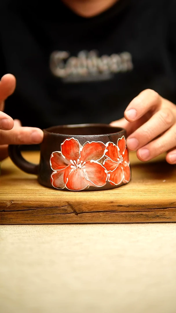 @@陶园瓷舍@@纯手工手绘@高温釉下彩