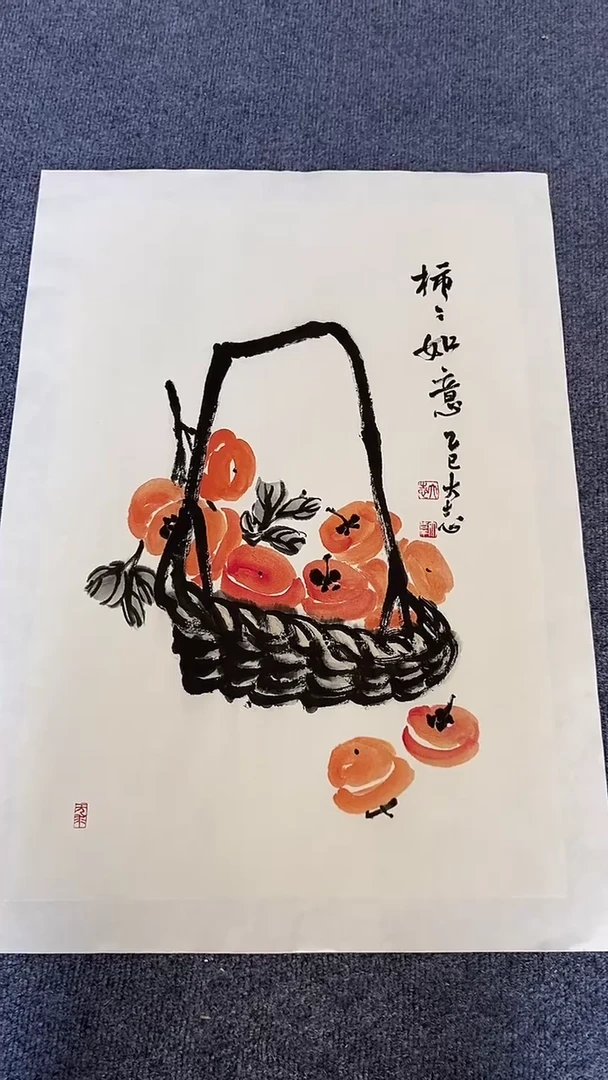 国画纯手绘国画写意作品45*68
