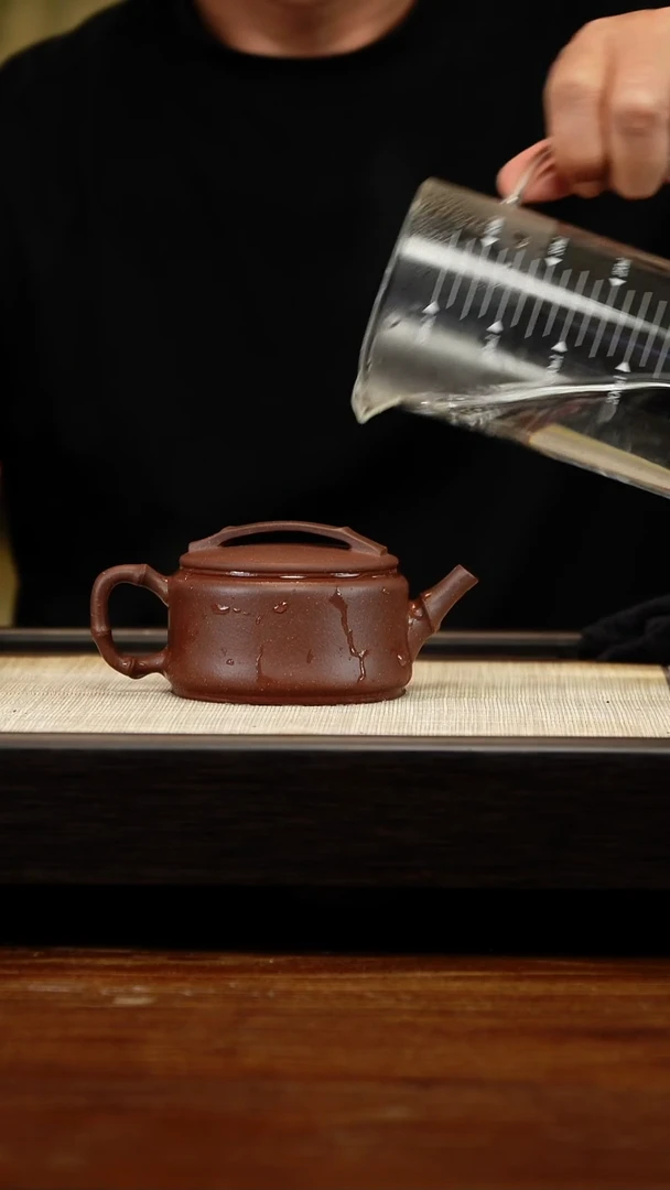 茶壶紫砂四底竹韵