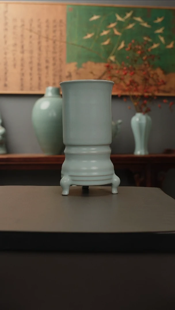原产地原矿    三足杯 微瑕