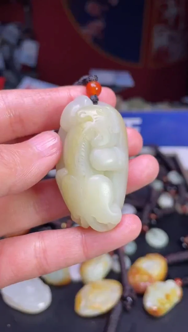 颈饰未镶嵌和田玉123