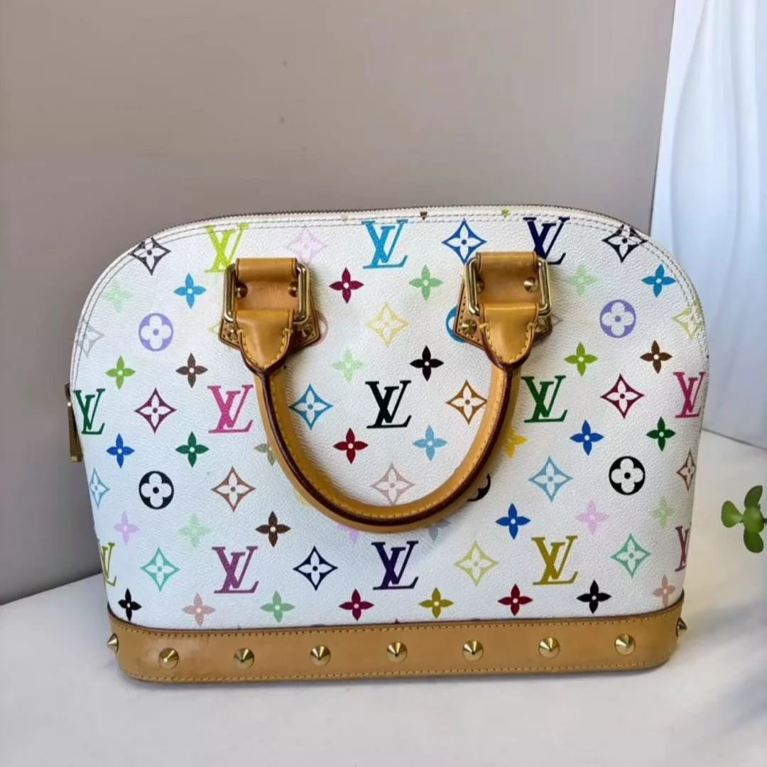 95新 LouisVuitton/路易威登 LV白三彩大贝壳
