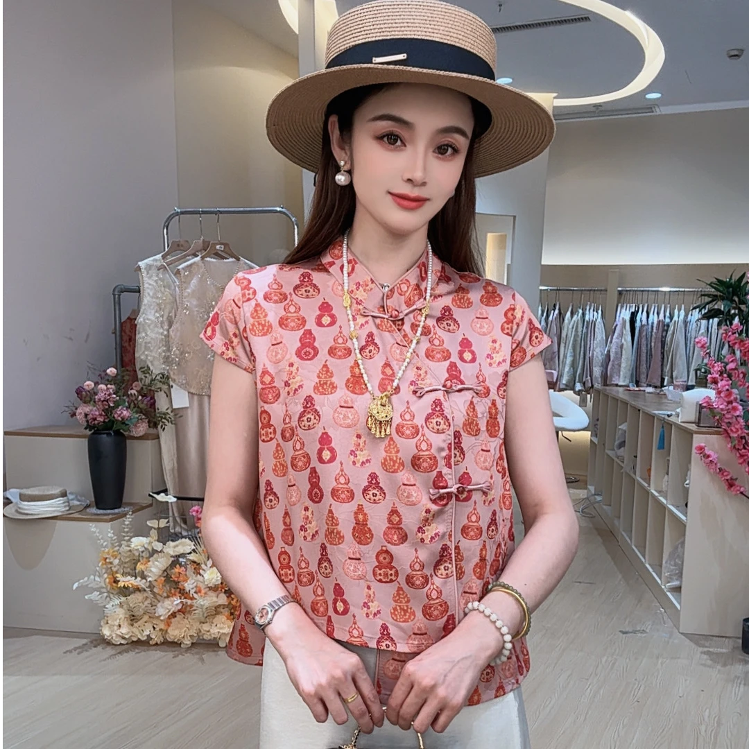 【福禄绘锦】传统中国风提花马甲四季通用马夹宽松气质中国风印花