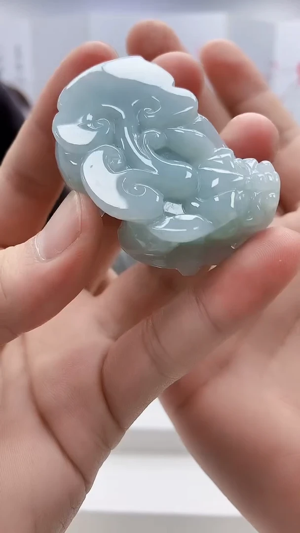 定制翡翠未镶嵌4829bb-毛货挂件40