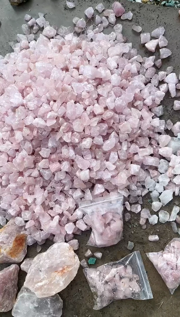 【闪购商品】水晶摆件未镶嵌粉水晶碎石  500g