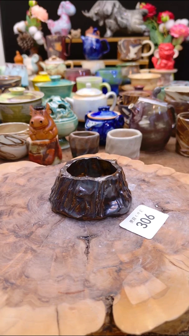 高温颜色釉 窑变系列 香插 306