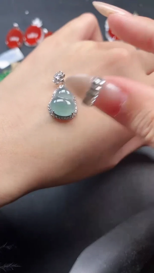 银S925镶嵌戒指翡翠51151