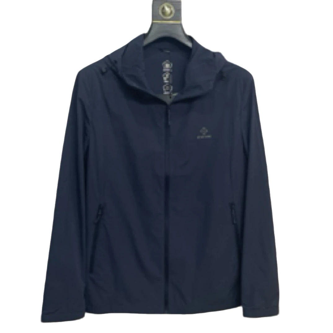 25F-6158防晒款男士连帽可拆卸防风透气休闲商务夹克外套