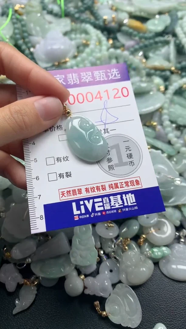 吊坠(不含链)未镶嵌翡翠4120