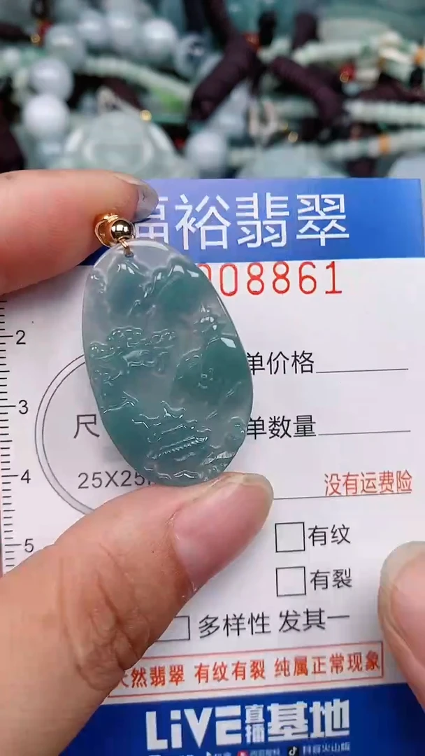 翡翠未镶嵌颈饰...0008861