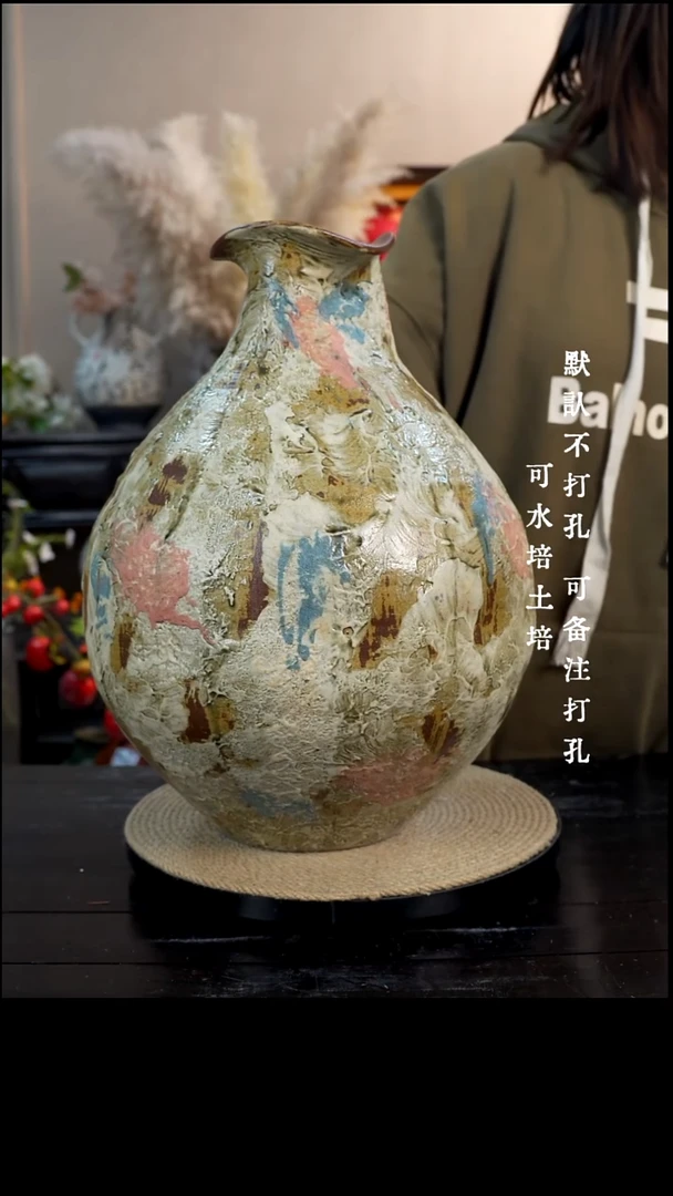 摆件陶瓷舟*580景德镇高档陶瓷花瓶