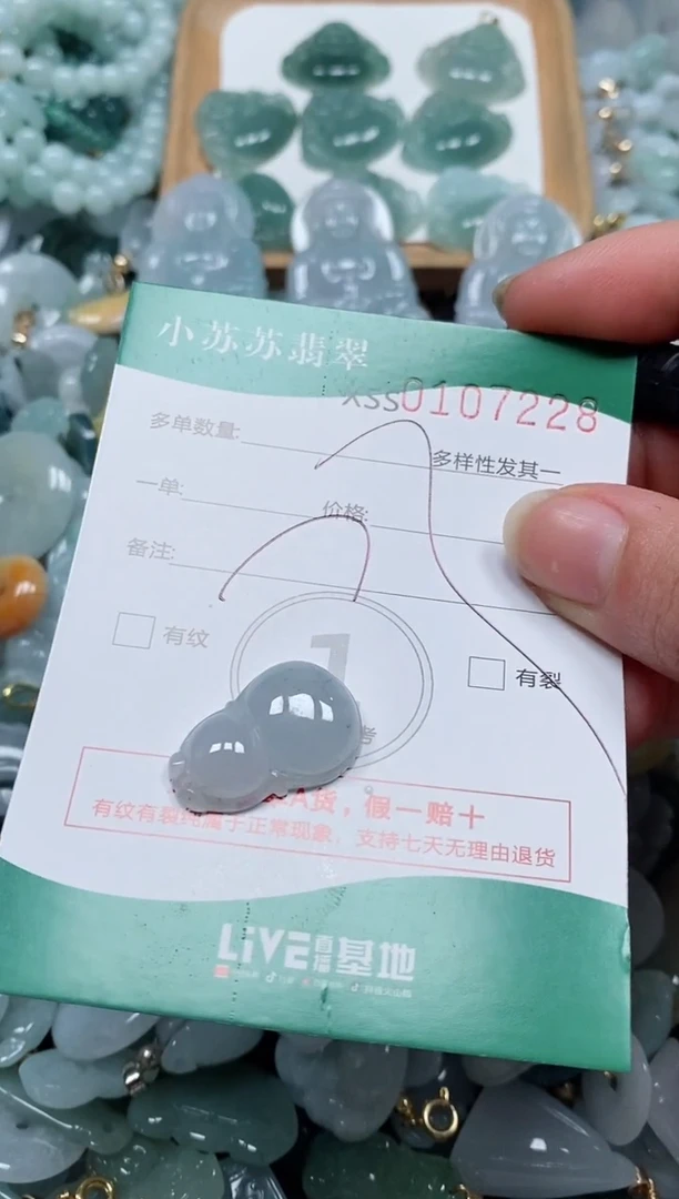 【闪购商品】翡翠颈饰未镶嵌闪购商品0107228
