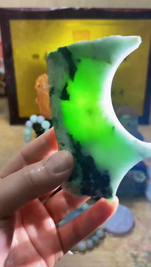 未镶嵌挂件翡翠A货常星7838