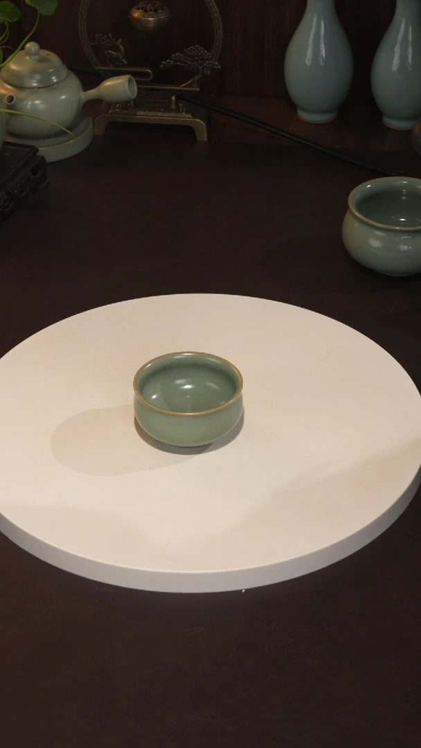 杯宣宝汝瓷原矿原釉
