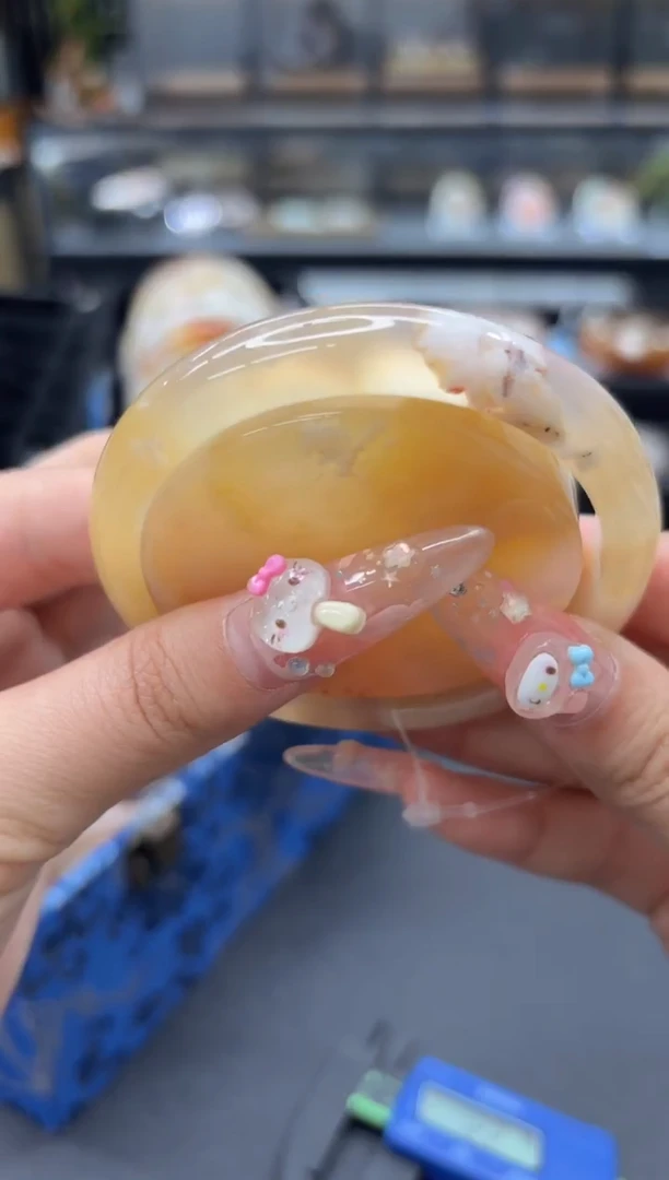 未镶嵌手镯石英质玉101(59圈赠送镯心)1