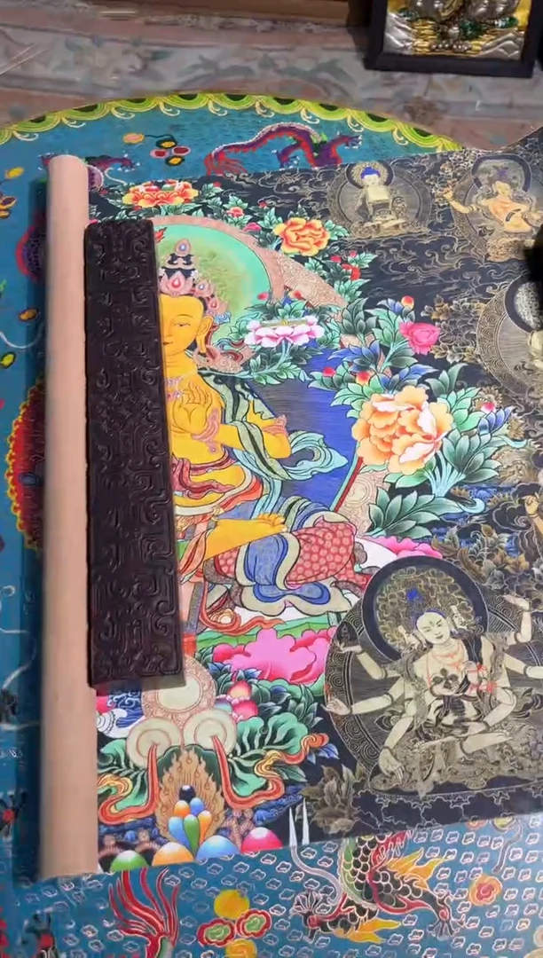 卷轴画东东唐卡tk16