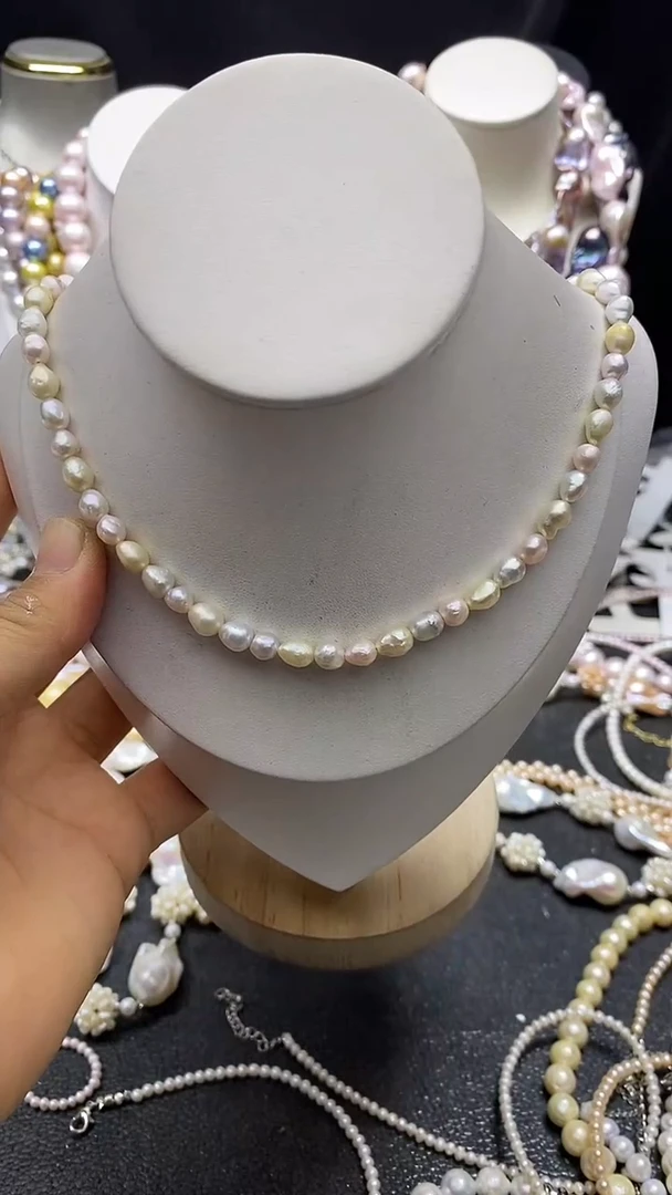 颈饰未镶嵌淡水珍珠多人