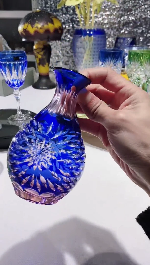 【闪购商品】水晶玻璃无手柄款烟花小酒壶微瑕