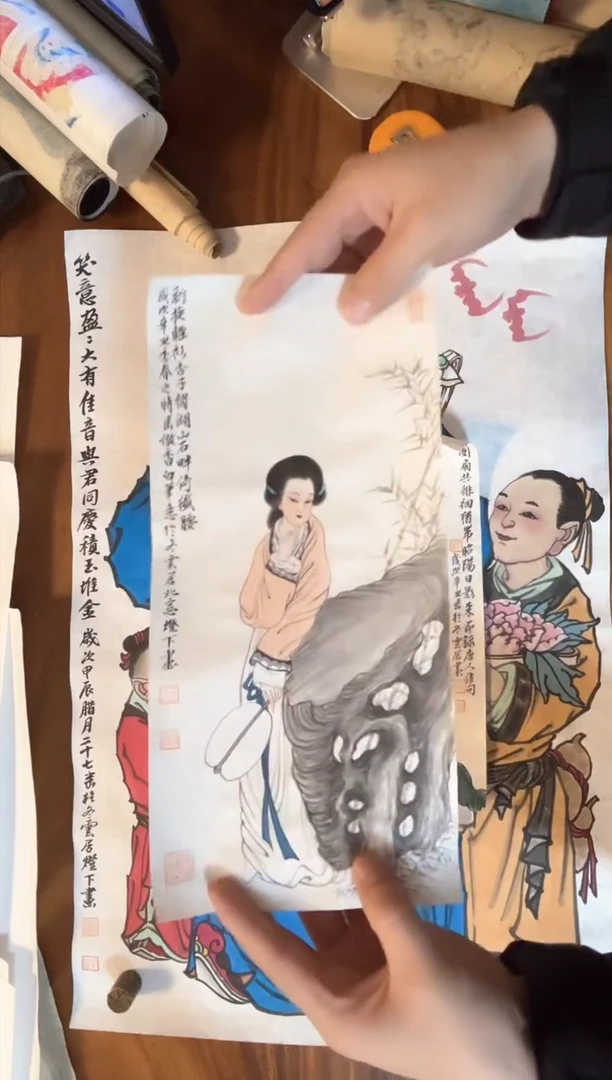 【闪购商品】国画吕冬老师作品0.5平尺