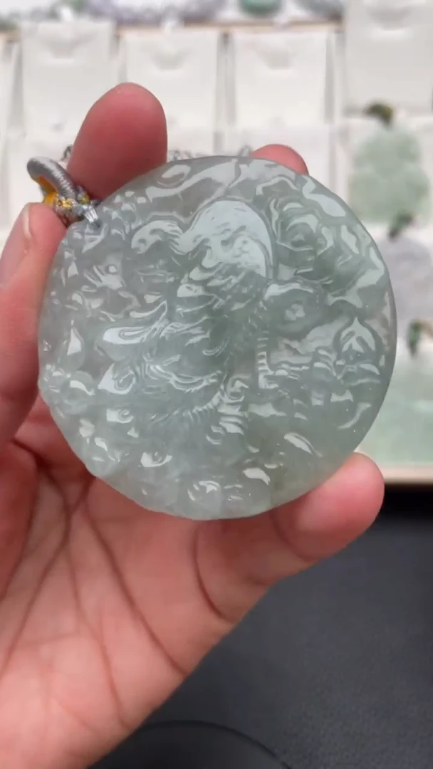 颈饰未镶嵌翡翠天然缅甸翡翠A货269