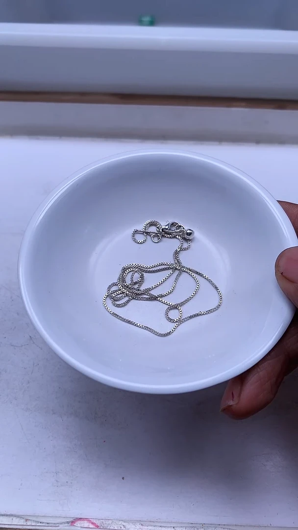 合金散珠玛瑙/玉髓E60 合琻 银色万 能项链3条9.9元