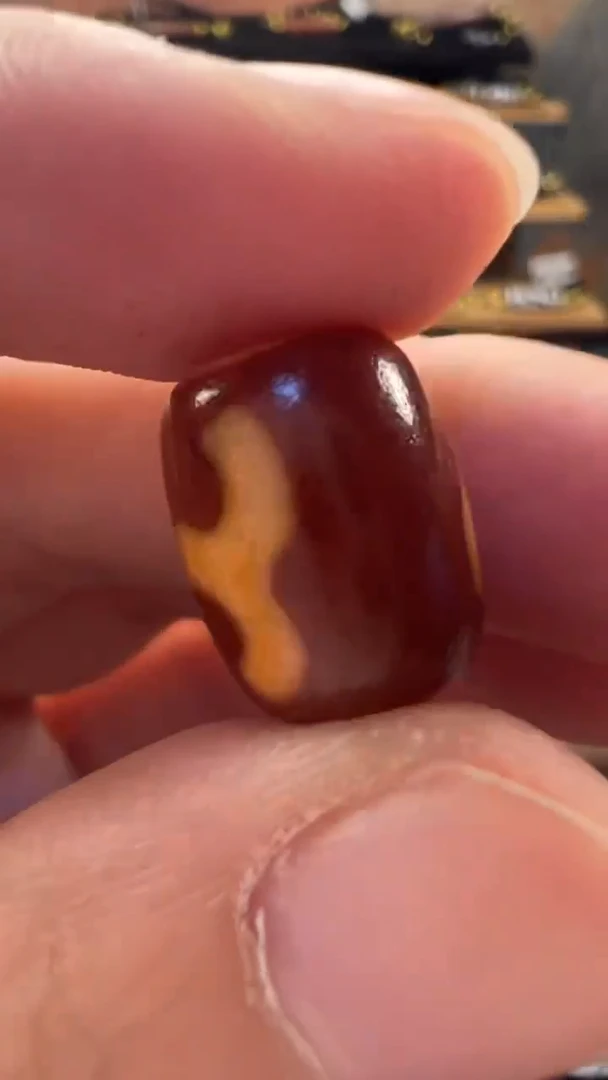 玛瑙/玉髓（覆膜）颈饰未镶嵌38(微瑕随机发货）