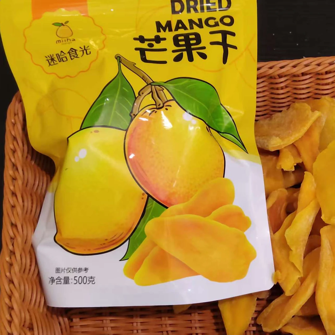 东南亚风味酸甜大片厚切芒果干即食水果干蜜饯休闲小办公室零食
