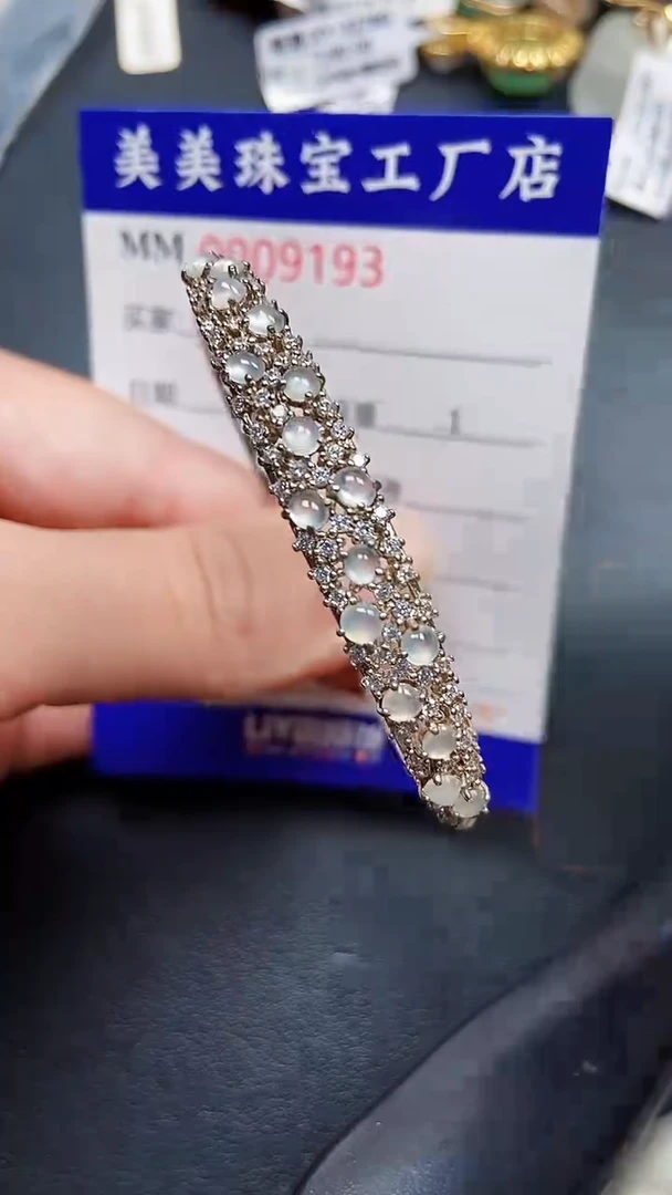 颈饰银S925镶嵌翡翠9193