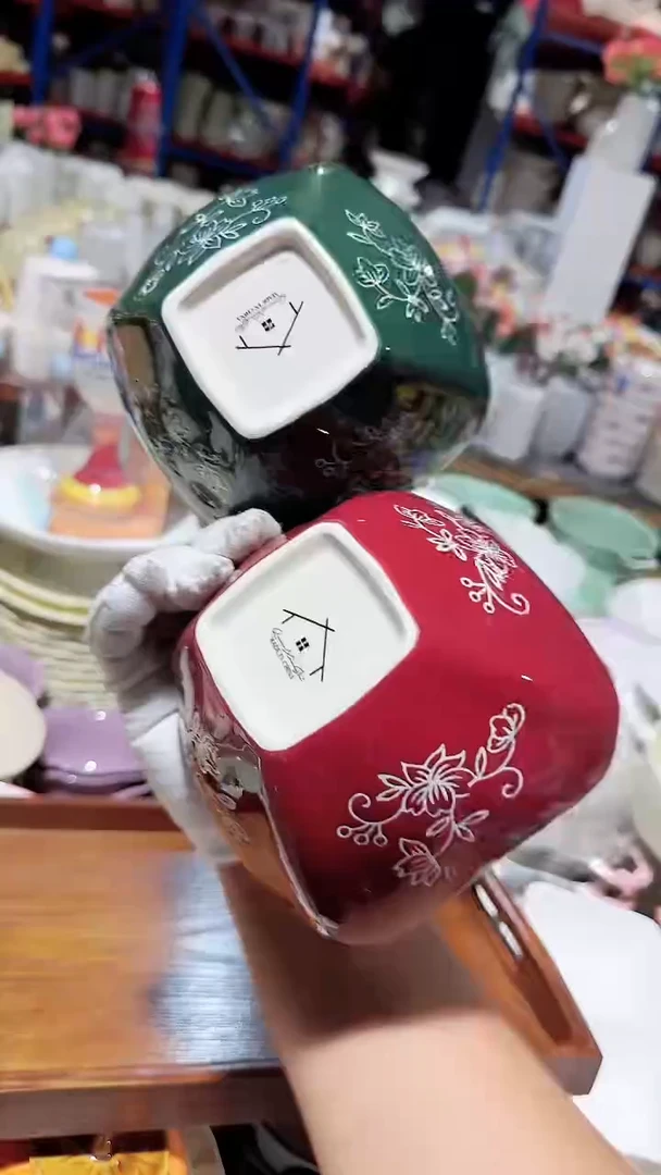 碗2个四角碗微瑕 凑满20元包邮