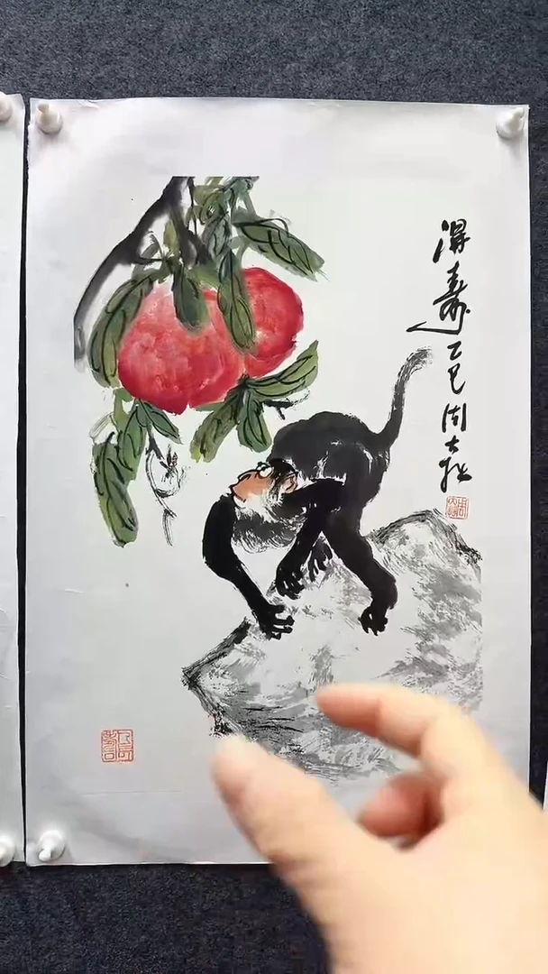 国画周大拙/国画/花鸟