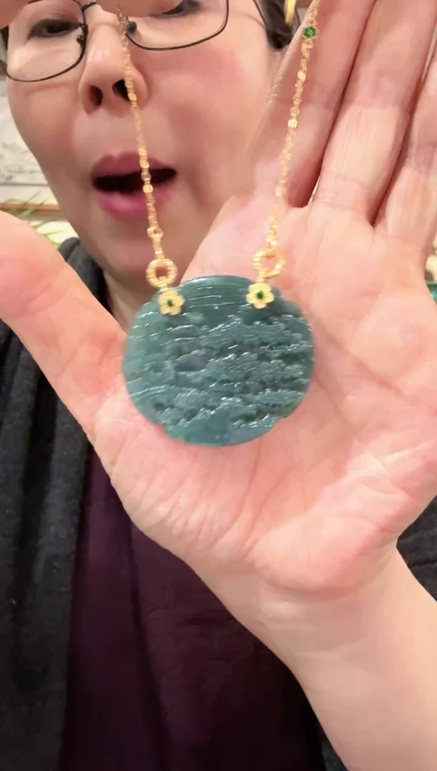 【闪购商品】翡翠颈饰未镶嵌国风