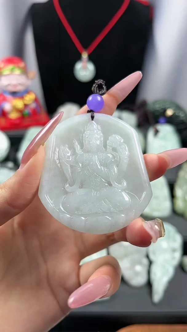 【闪购商品】翡翠颈饰未镶嵌千手观音