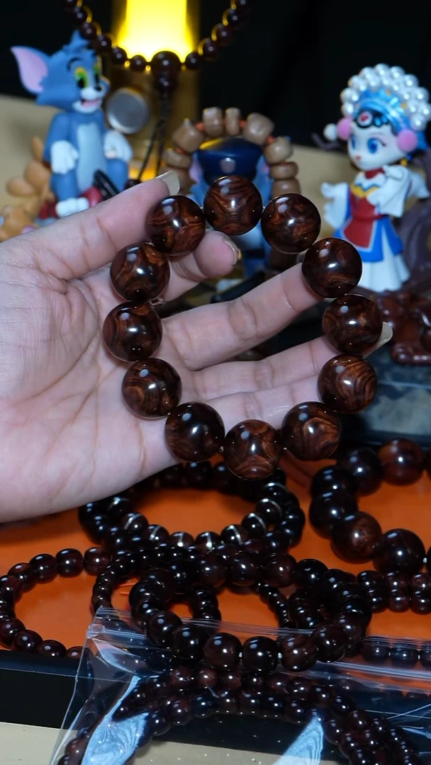 手串/手链黄花梨/降香黄檀【MOYU】海南黄花梨 鬼脸 2.0  文玩手串