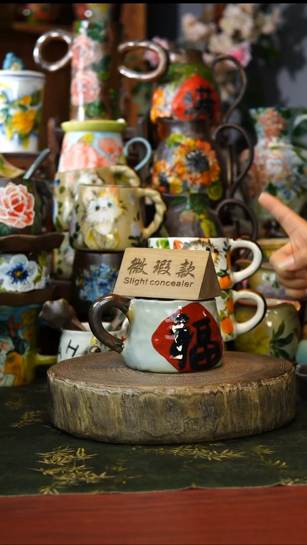 陶瓷27景德镇手工手绘釉下彩