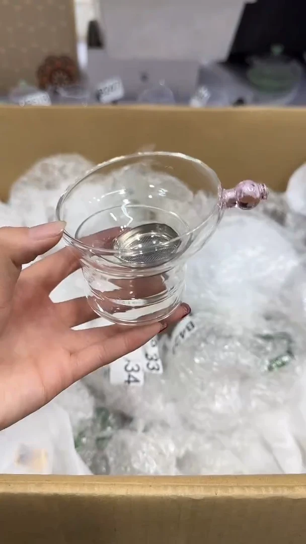 粉色茶漏简易包装